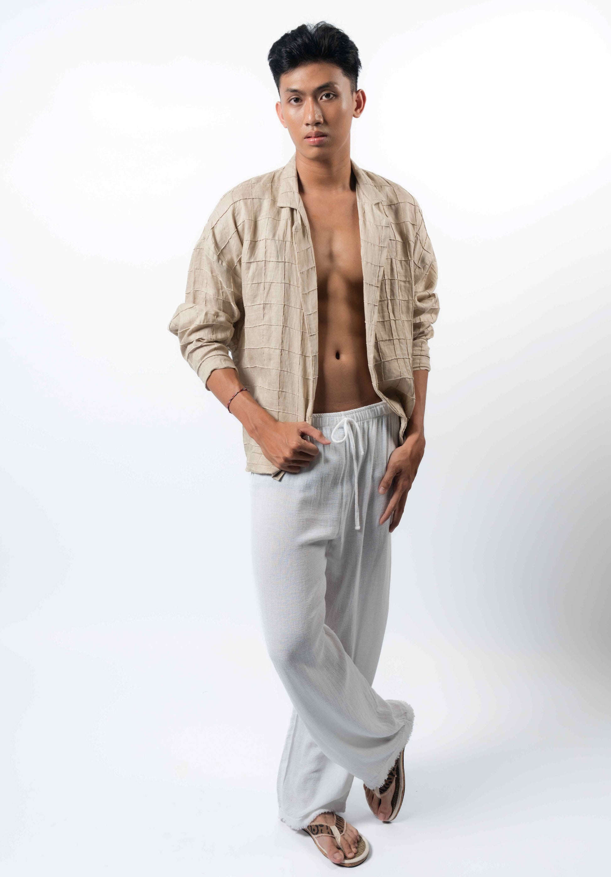 CROSSWIND LINEN JACKET