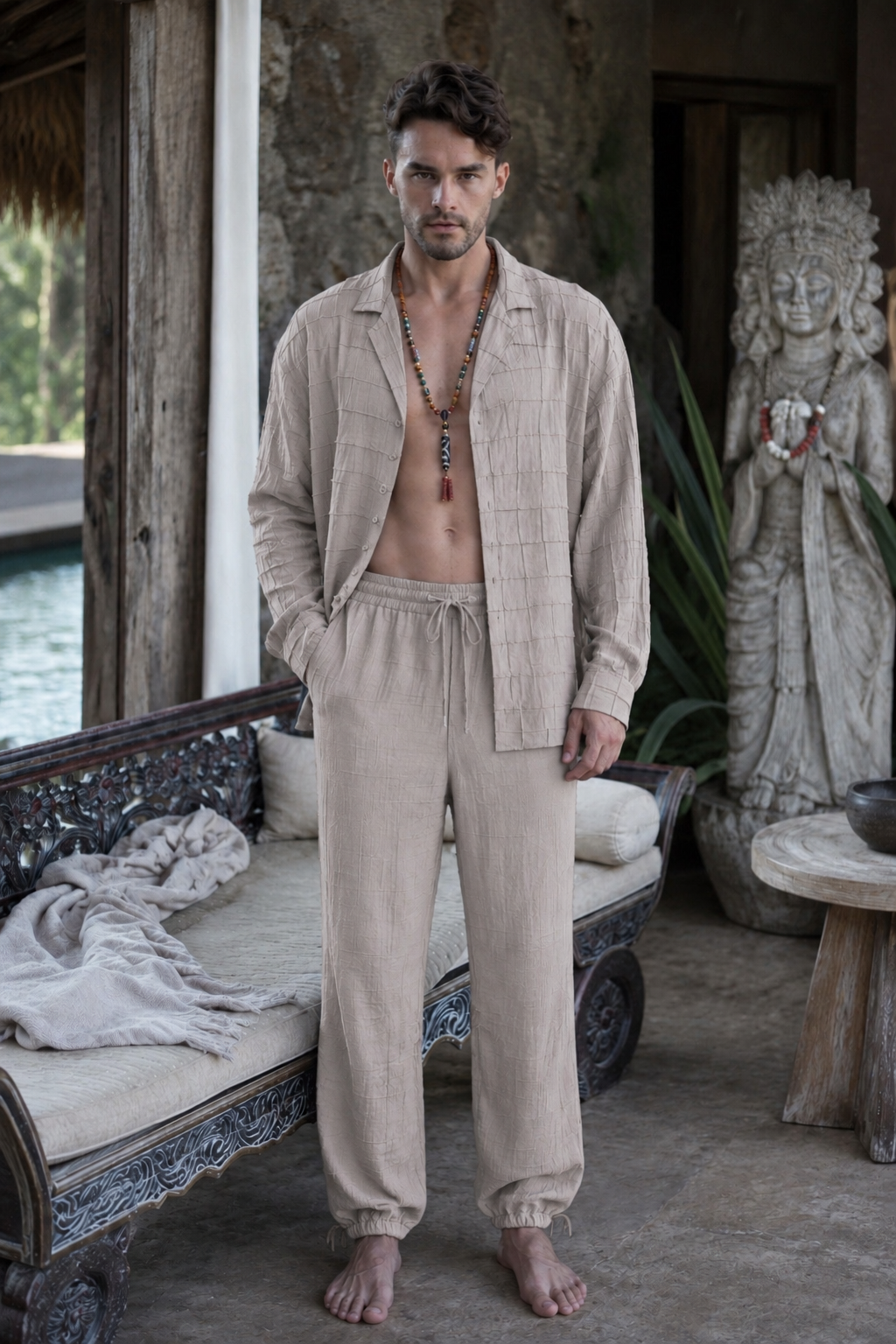CANANG OPNASEL LINEN JACKET
