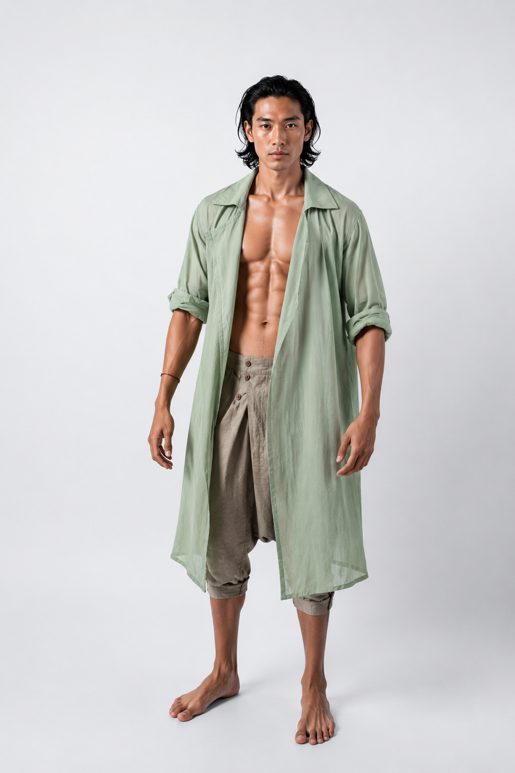 BESAKIH LINEN COAT