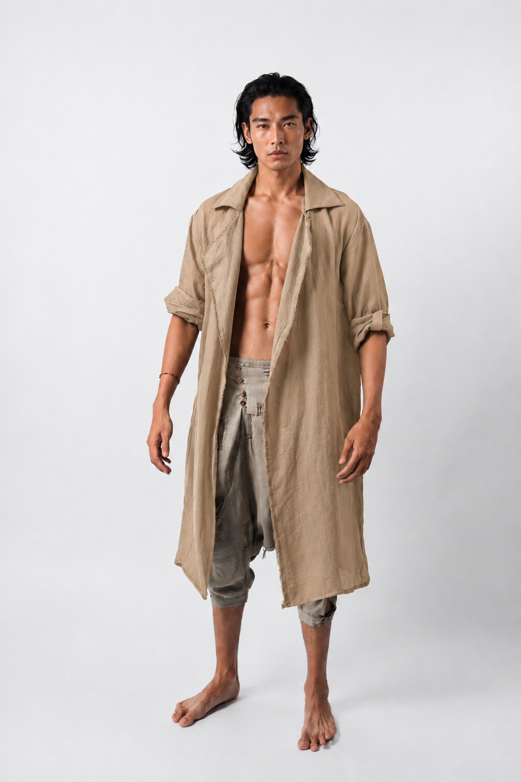 BESAKIH LINEN COAT