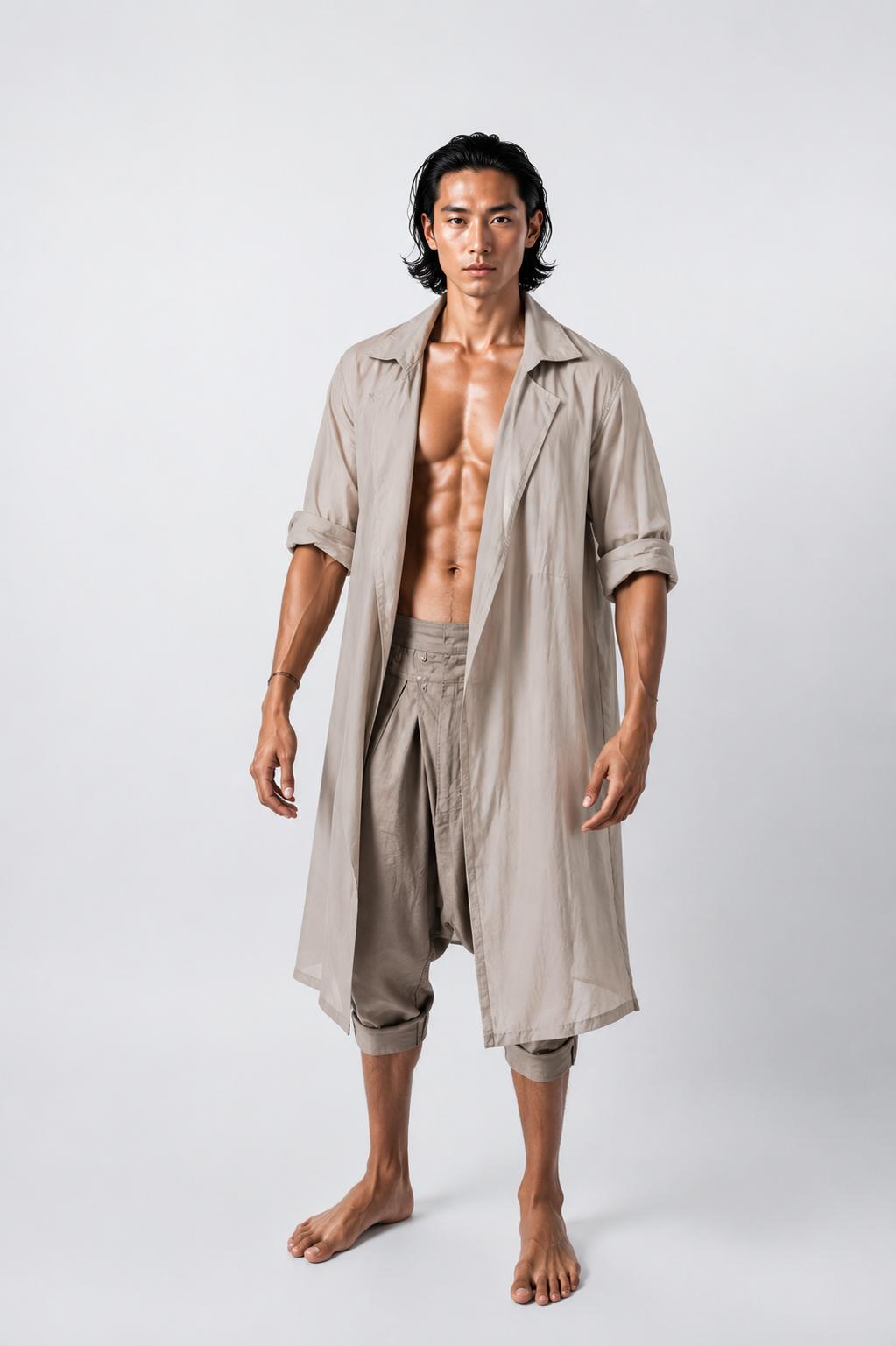 BESAKIH LINEN COAT