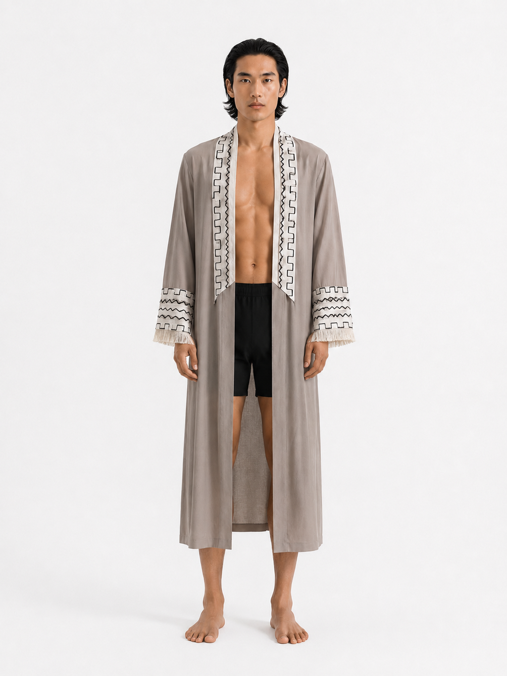 SAYONG LINEN TENCEL KIMONO