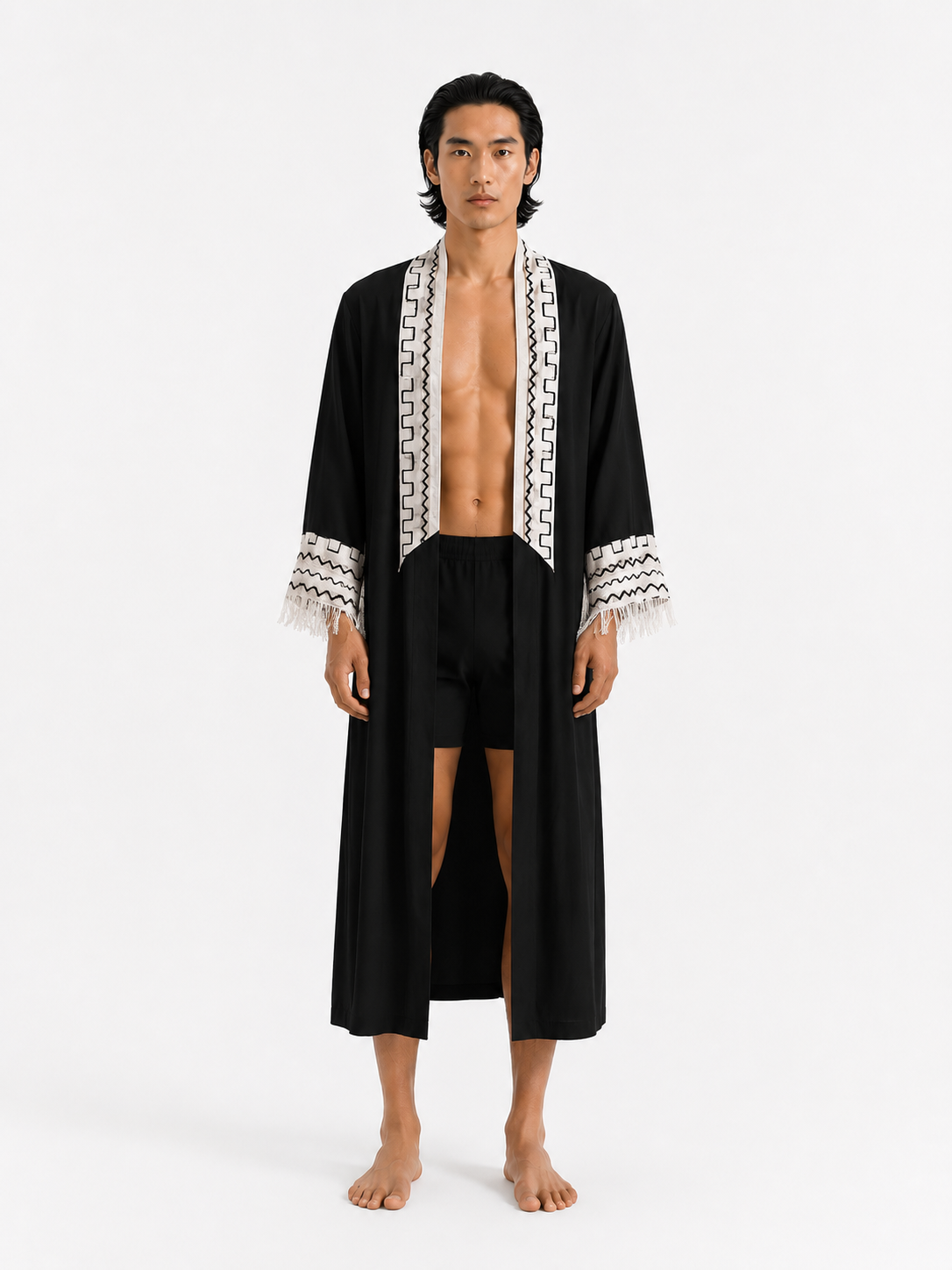 SAYONG LINEN TENCEL KIMONO