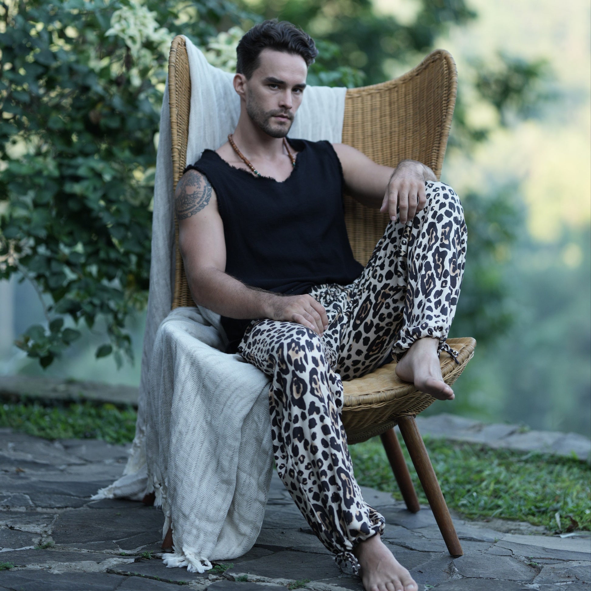 LEOPARD MEN'S PANTS