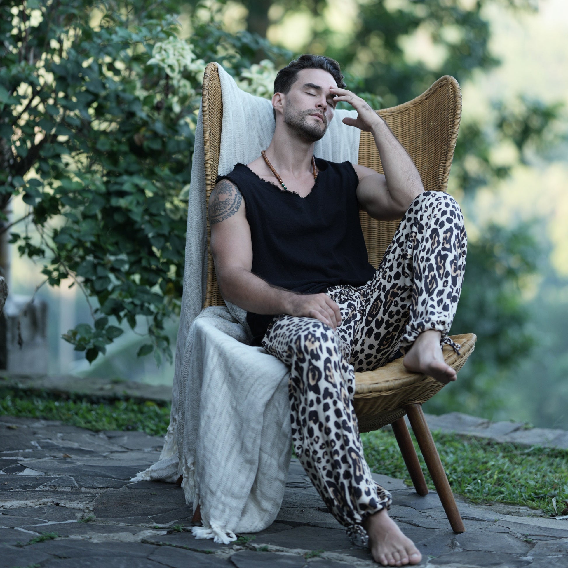 LEOPARD MEN'S PANTS