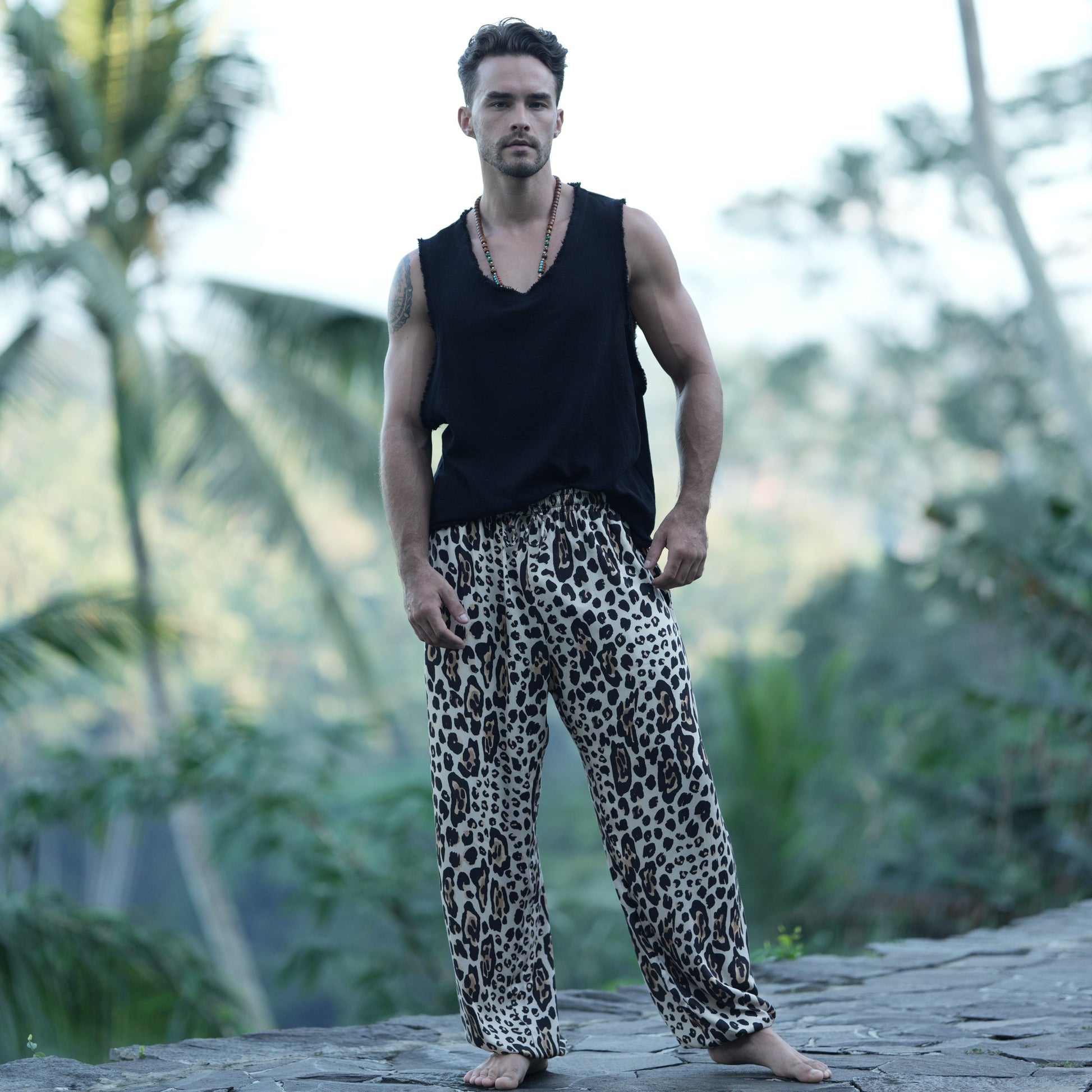 LEOPARD MEN'S PANTS