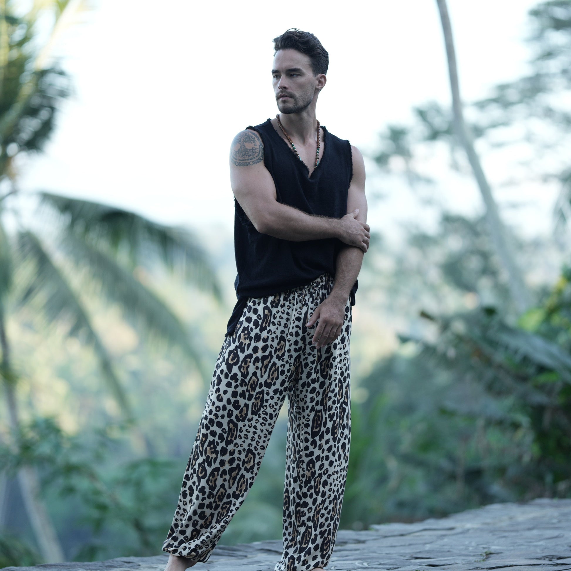 LEOPARD MEN'S PANTS