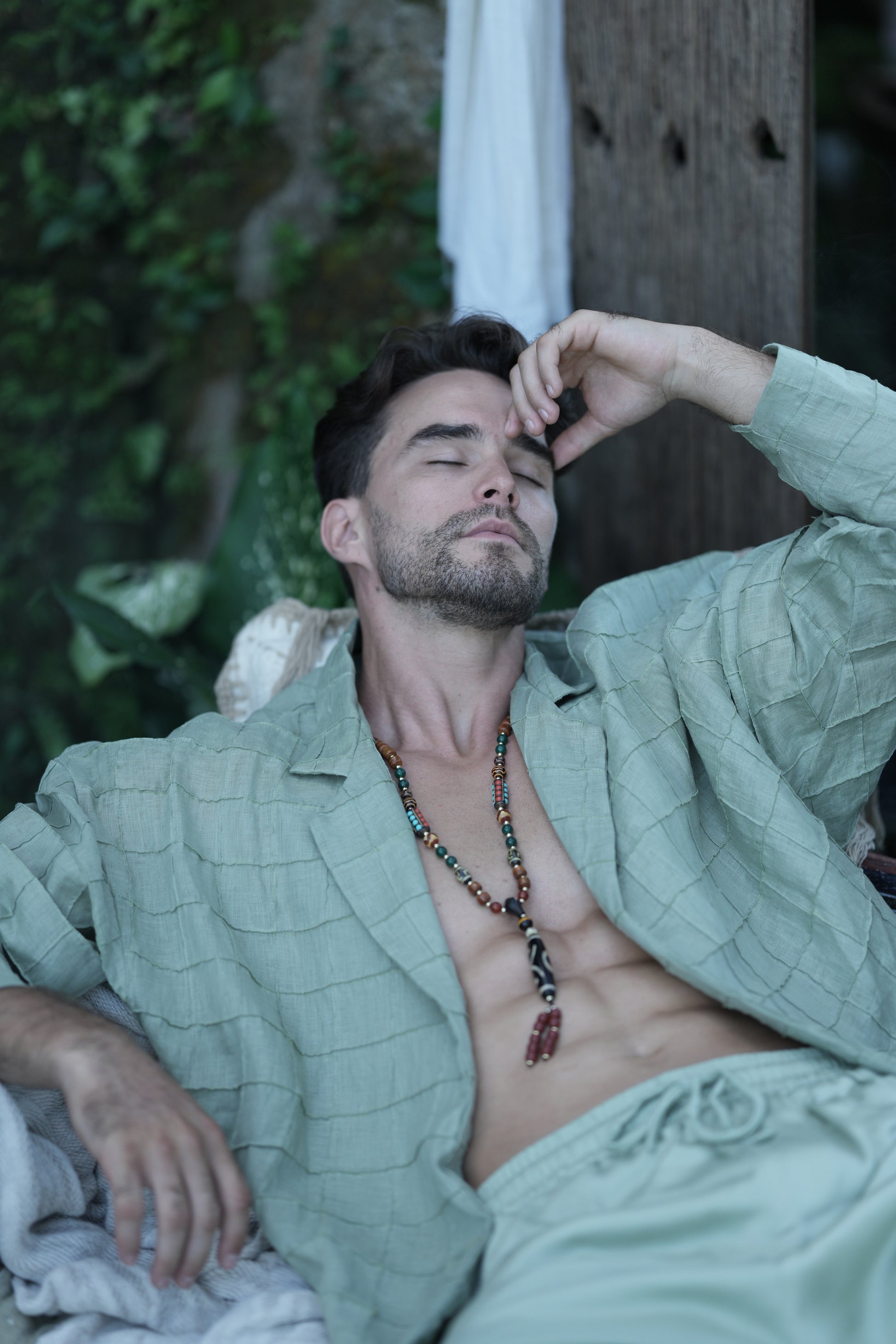 CROSSWIND LINEN JACKET