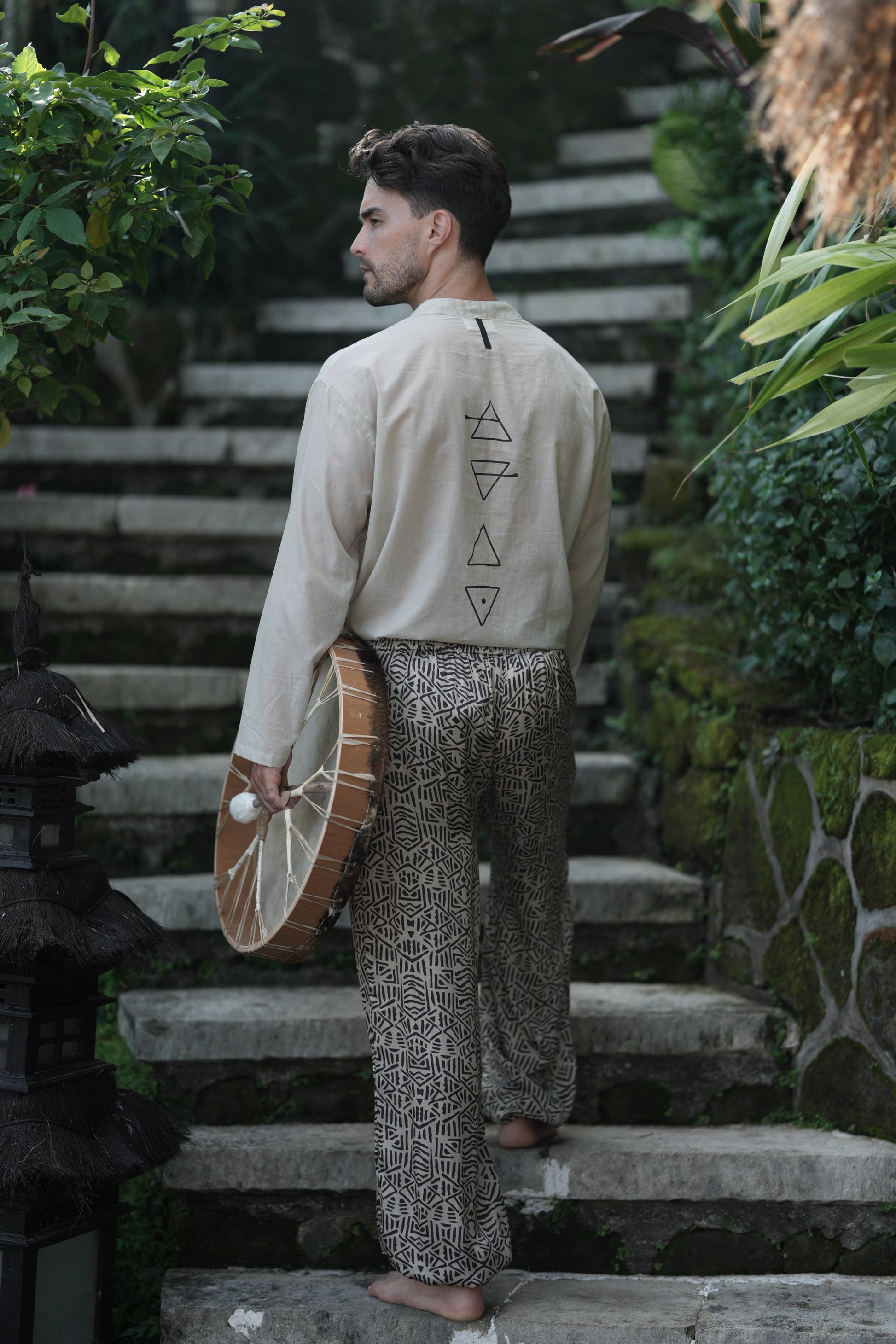 TRIBAL SILK PANTS