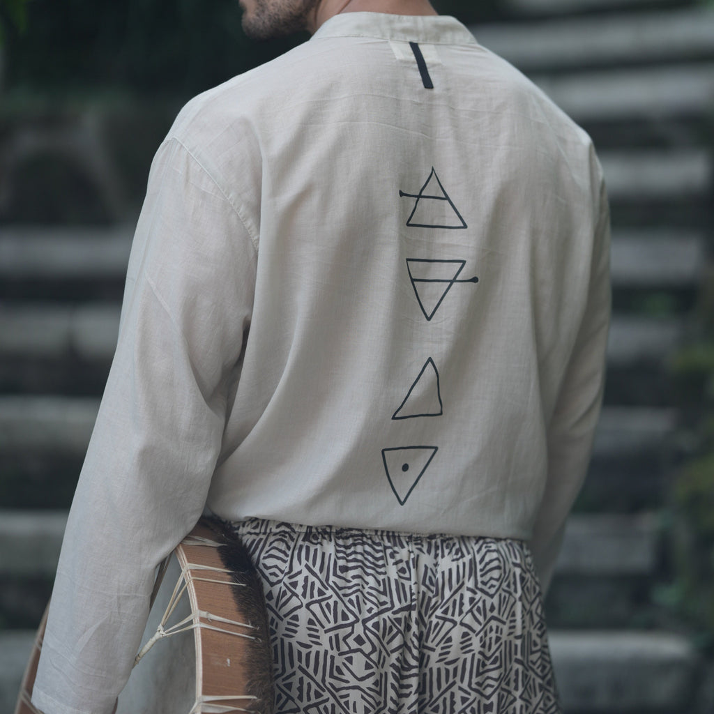 GEOMETRIC BAMBOO SHIRT
