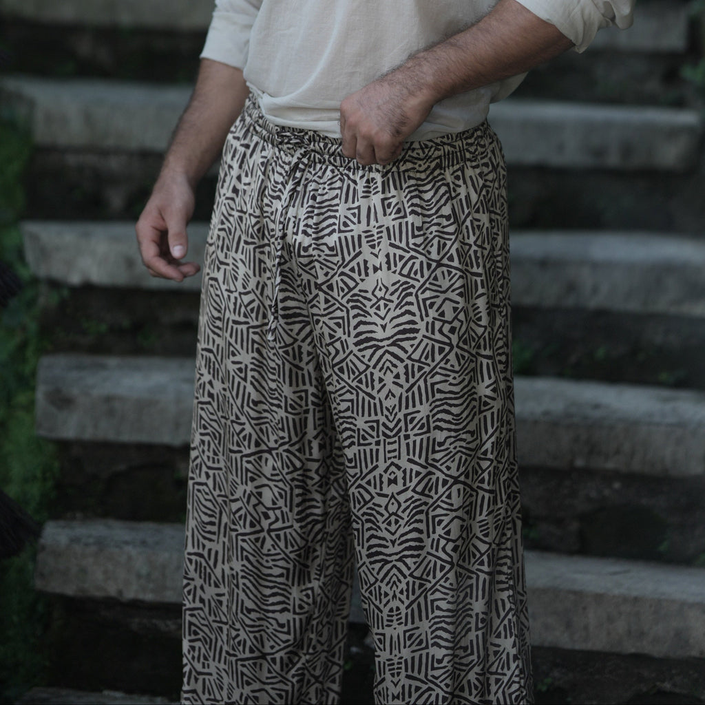 TRIBAL SILK PANTS