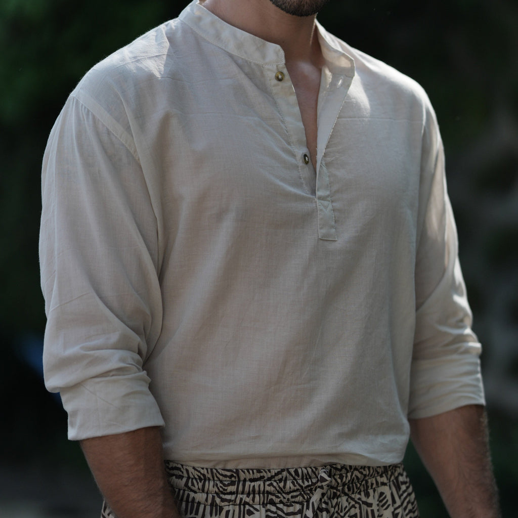 GEOMETRIC BAMBOO SHIRT