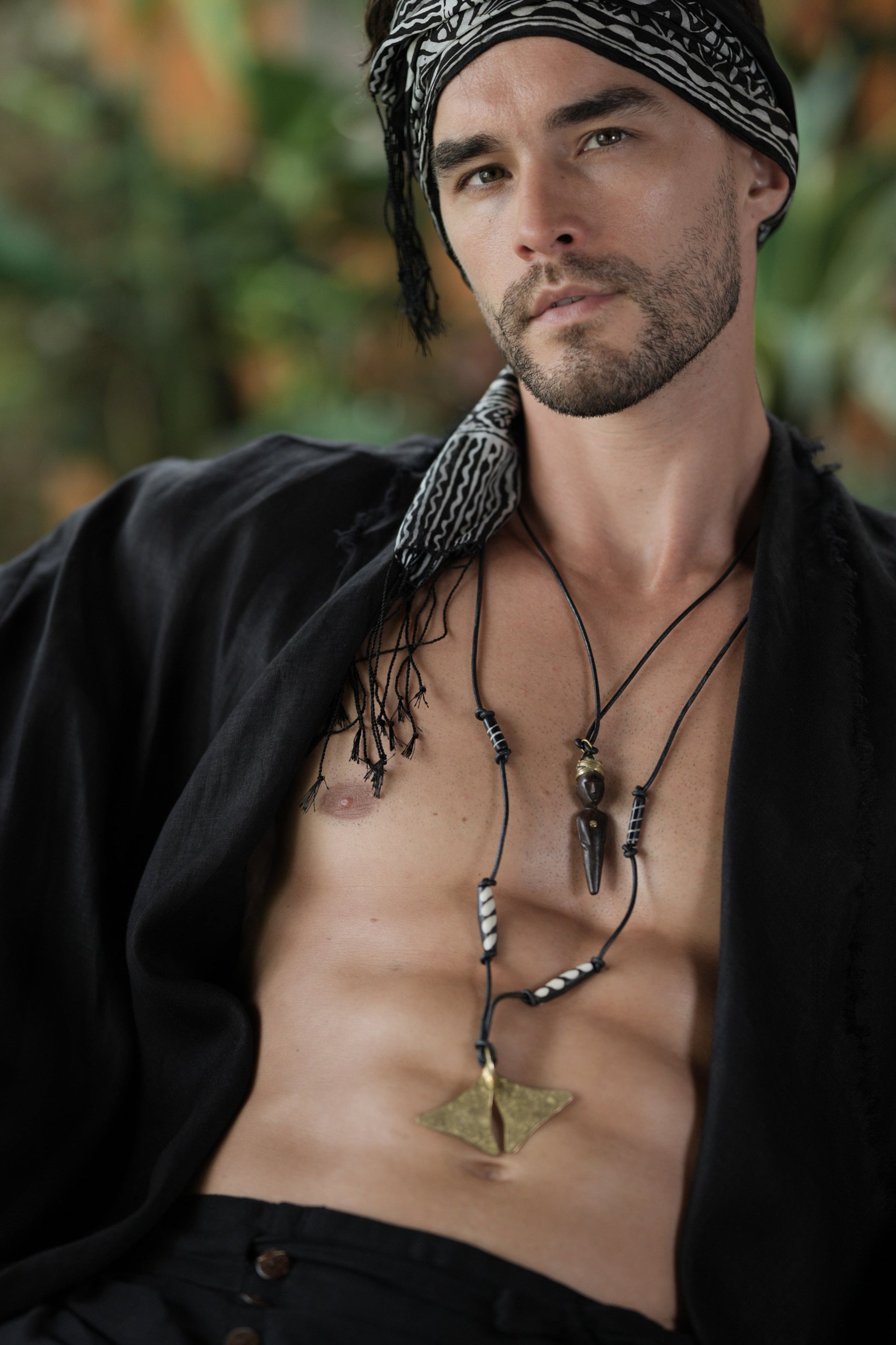 Gold and Black Neckpiece