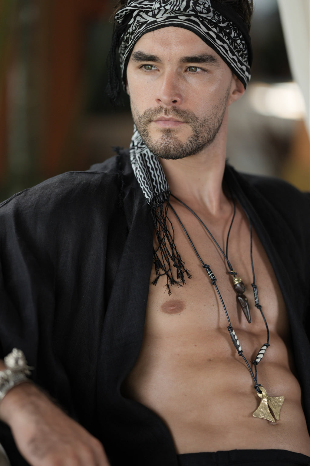 Gold and Black Neckpiece