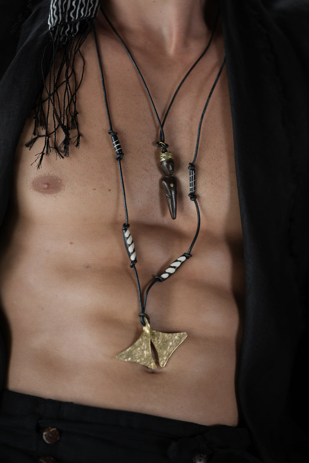 Gold and Black Neckpiece