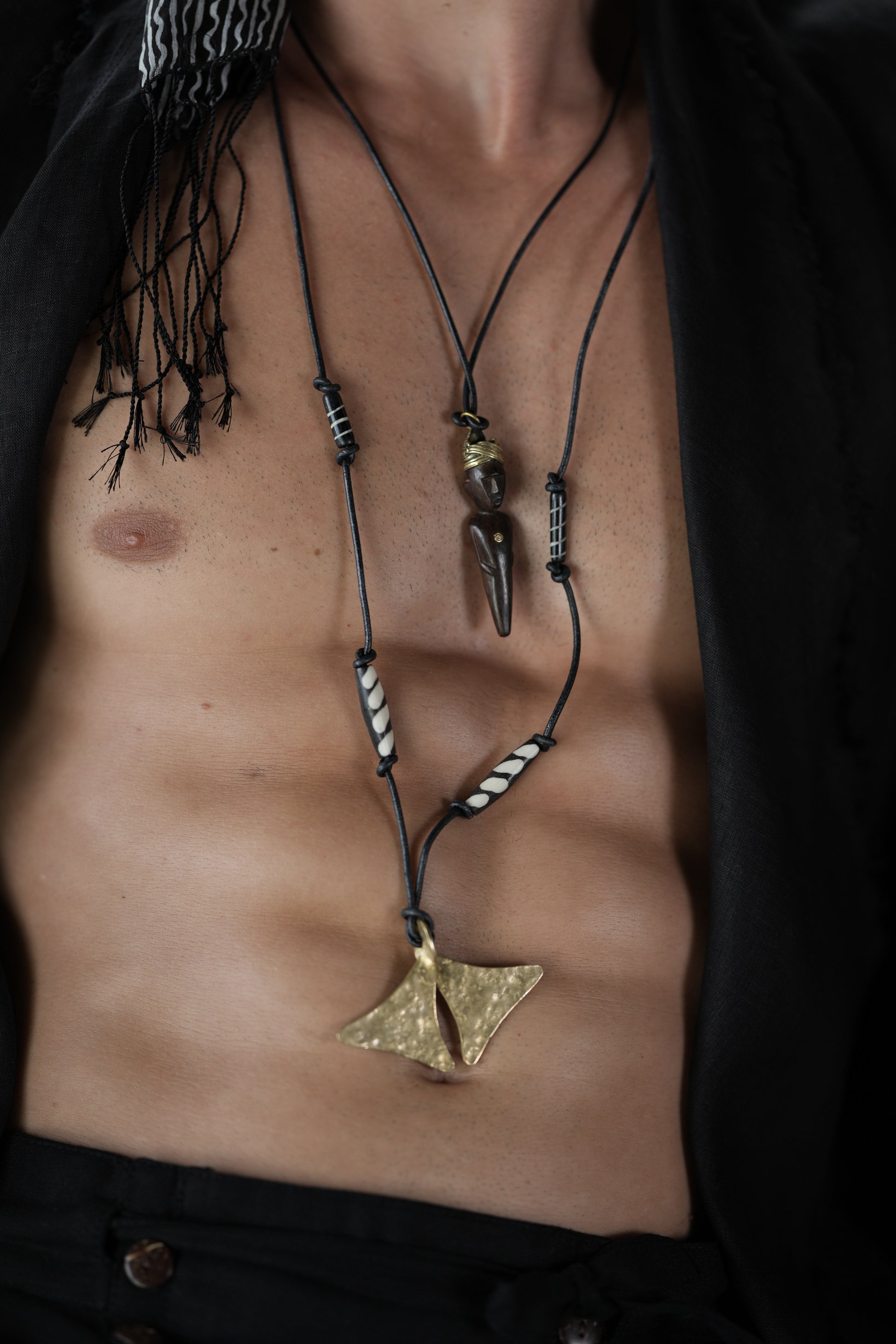 Gold and Black Neckpiece