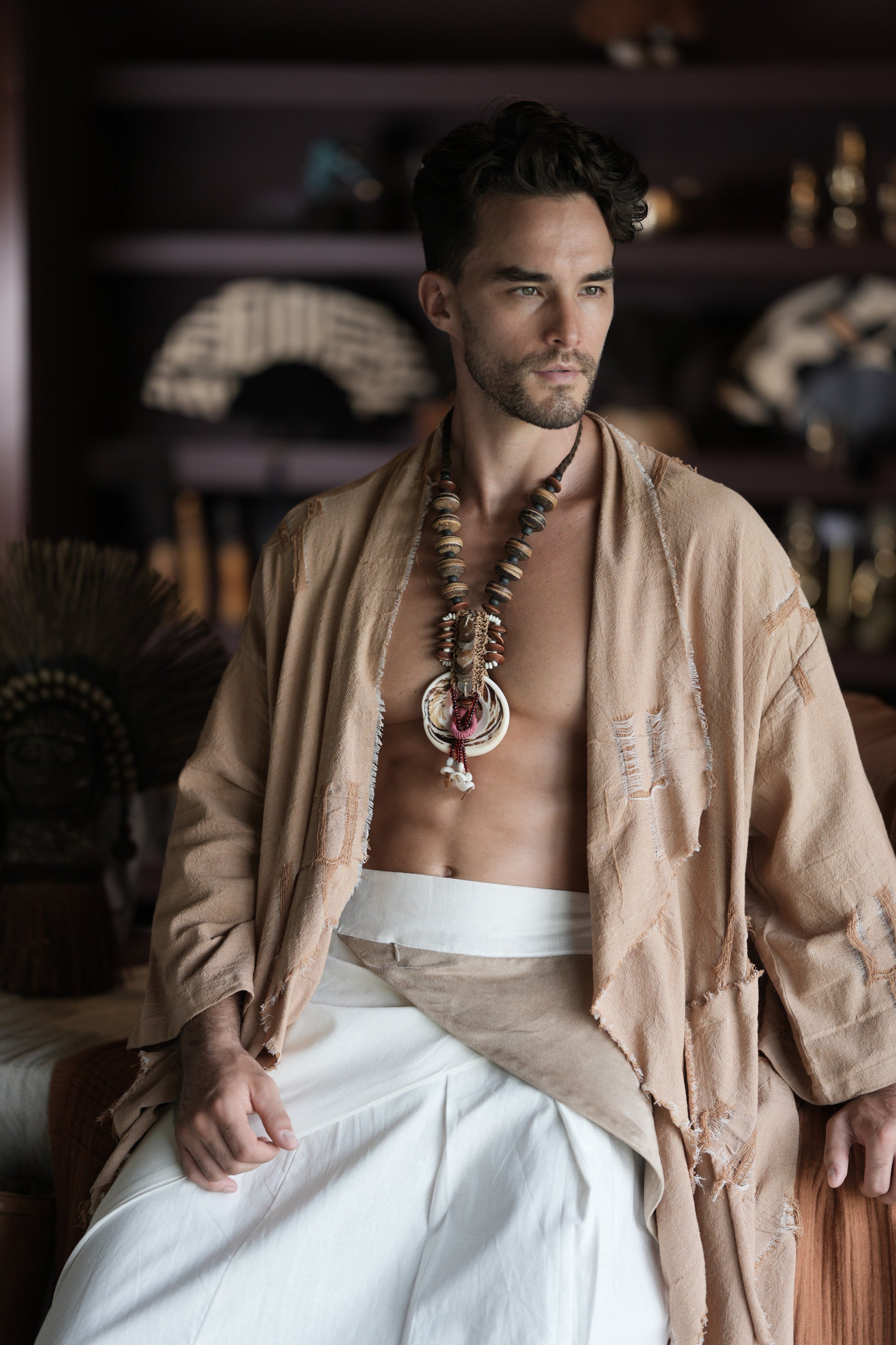 KIMONO DUSTER HANDWOVEN