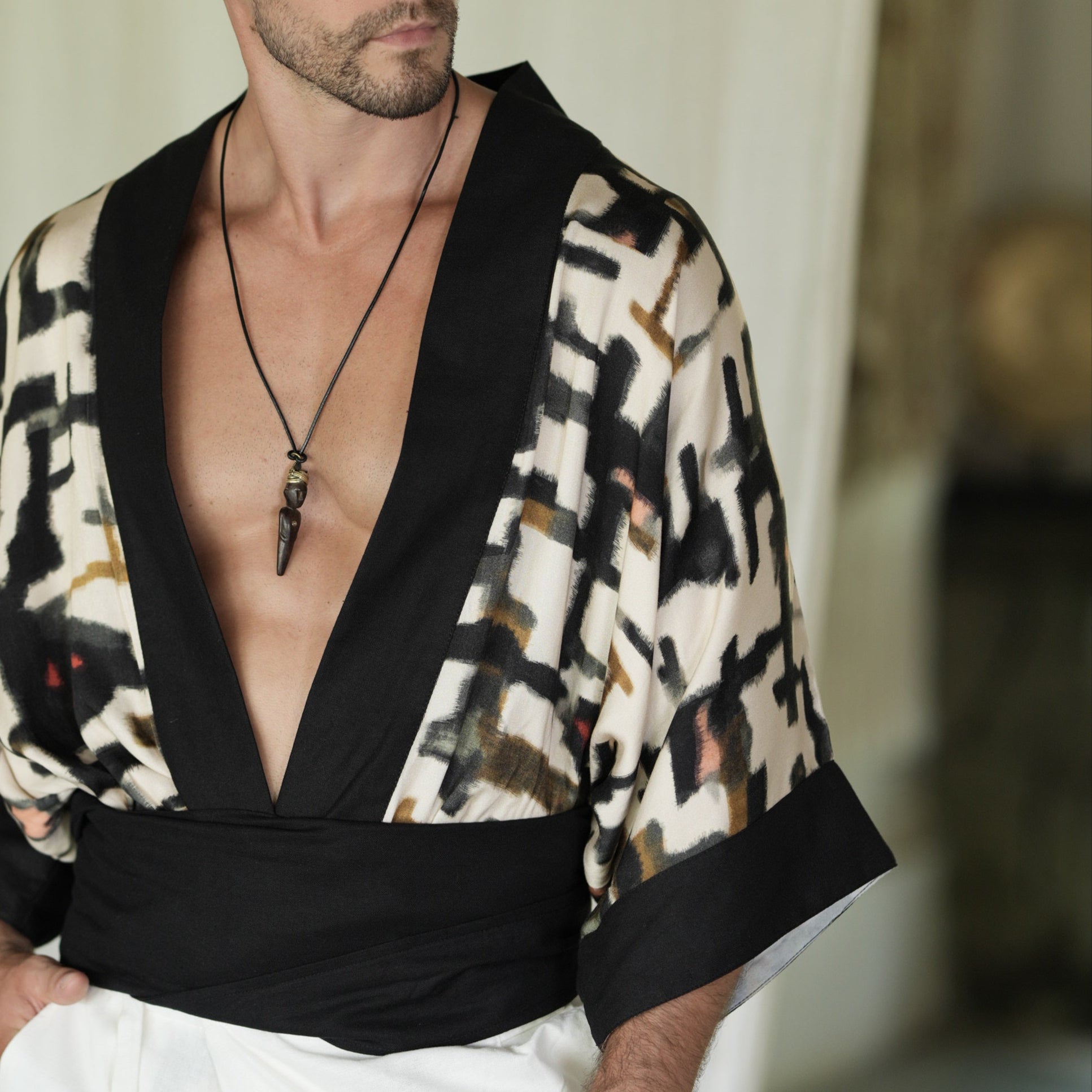 ZEN PATH MEN'S KIMONO TOP