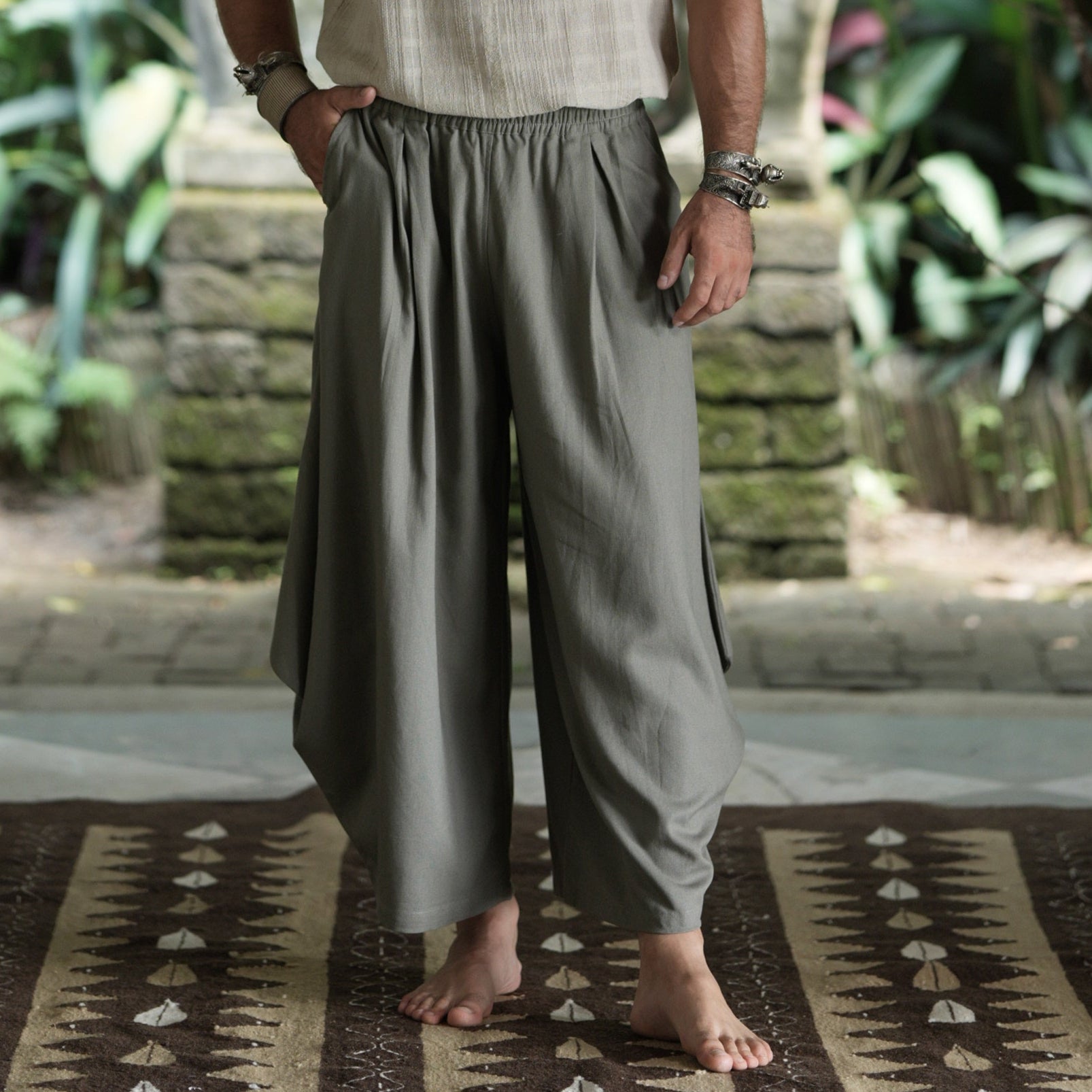 EARTH BALANCE MEN'S HAREM PANTS
