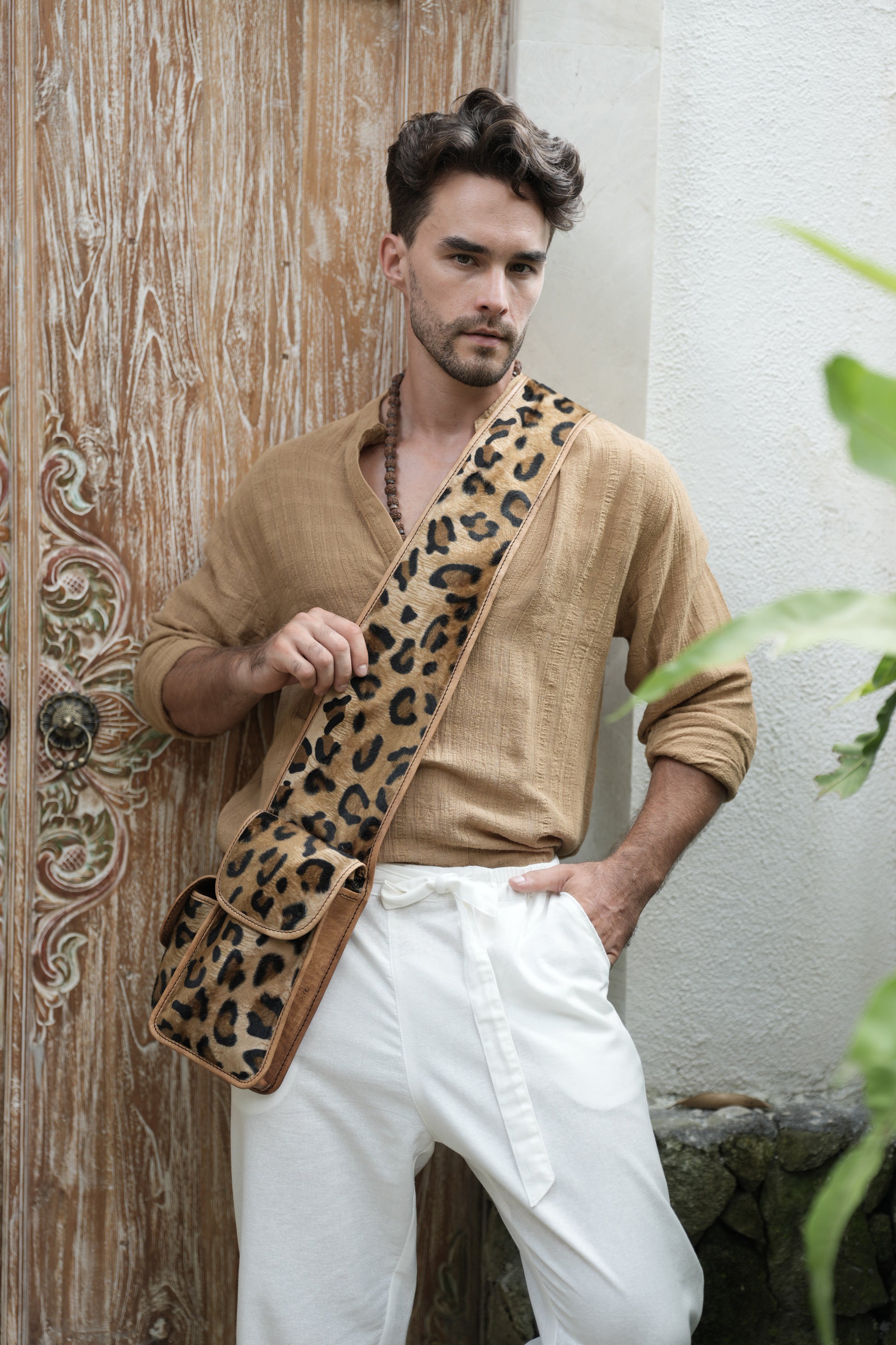 COWHIDE LEATHER SATCHEL