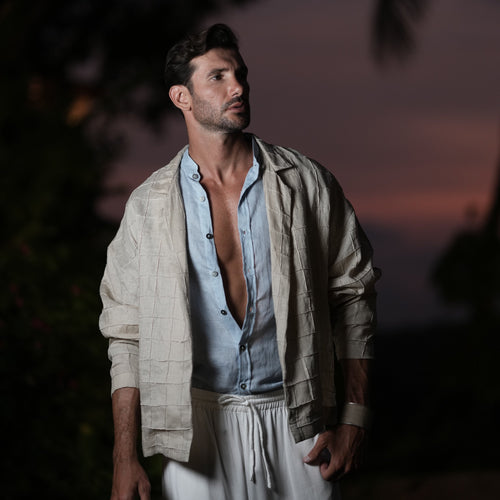 BLUE BAMBOO SHIRT